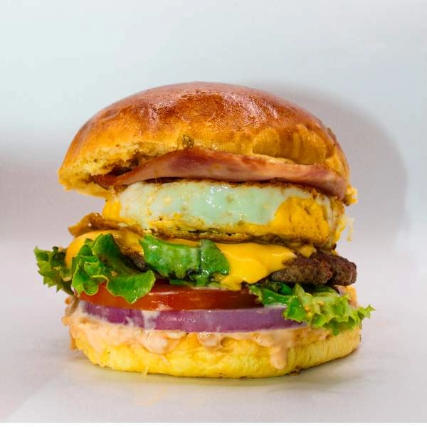 Bacon Egg Smash Burger