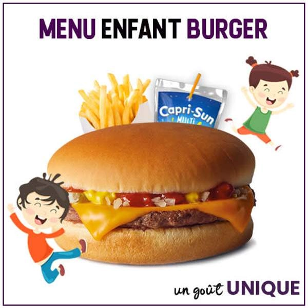 Menu Enfant Burger