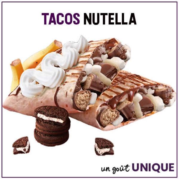 Tacos Nutella Oreo